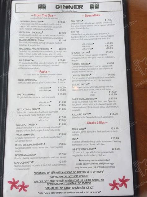 olympic cafe menu